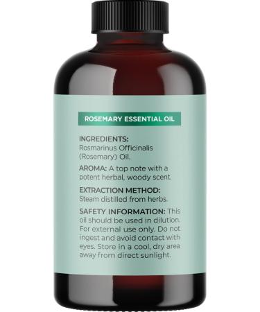 Rosemary and Castor Oil Set for Hair, Skin, and Nails - Natural Essential Oils for Growth and Hydration - Buy Online on SooperMarket.com
