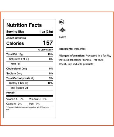 California Pistachios 1lb Bulk Bag - Raw Whole Pistachios, Shell-Less, Paleo, Keto, Vegan - 1 Pound Pack - Buy Online on SooperMarket.com