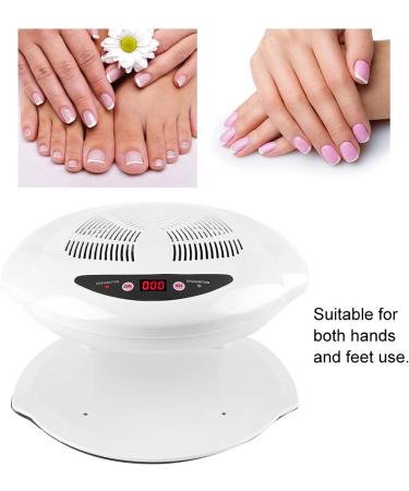 Buy Intelligent Hot & Cold Air Nail Dryer - 400W Gel Nail Lamp with Sensor | Compact Manicure Tool (White) - Fast International Shipping! - Buy Online on SooperMarket.com