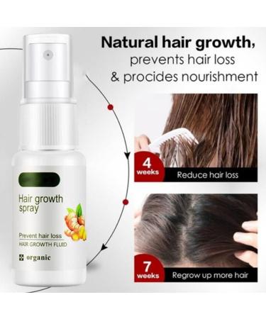 Hair Growth Serum Spray Hair Growth Accelerator Wild Growth Hair Ginger Oil for Hair Loss Treatments 20ML hair loss treatments - Buy Online on SooperMarket.com