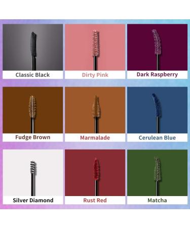 ZEESEA Diamond Series colorful Mascara Waterproof Long Lasting 7ml(Dark Raspberry) - Buy Online on SooperMarket.com