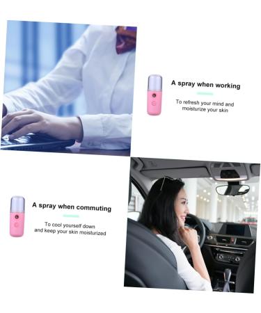 BELLIFFY 2pcs Skin Moistener Mini Aromatherapy Diffuser Air Humidifier Daily Use Humidifier Mist Sprayer - Buy Online on SooperMarket.com