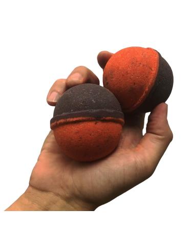 Certified Smart Ass Bath Bombs - XL Black and Red Fizzers (2 Count) Handcrafted in America - Buy Online on SooperMarket.com