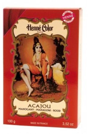 Acajou (Mahogany) Henn Color auburn 100 g (Pack of 1)