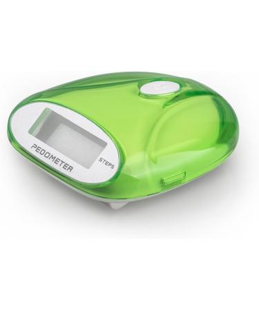 Buy Incutex Mini Green Pedometer - Accurate Step Counter for Fitness Tracking | International Shipping Available - Buy Online on SooperMarket.com