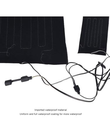 Plplaaoo 2-in-1 USB Electric Heating Cushion - 3-Speed Adjustable Temperature Waterproof Fabric Heater for Jackets and Clothing - Buy Online on SooperMarket.com