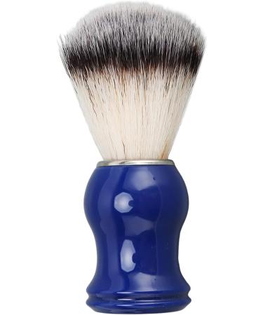 Handmade Shaving Brushes for Men - Blue Handle & Silver Ring | Beauty & Hairdressing Salon Essential - Buy Online on SooperMarket.com