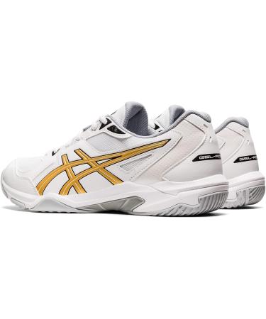 ASICS Men's Gel-Rocket 10 Court Shoes - White/Pure Gold (Size 10.5) - Buy Online on SooperMarket.com