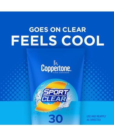 Coppertone SPORT Clear SPF 30 Water Resistant Sunscreen - 5 Fl Oz Tube - Buy Online on SooperMarket.com