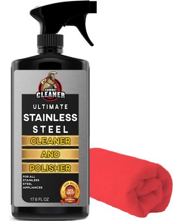 Stainless Steel Cleaner (Cleaner+Stain Remover+Rag)