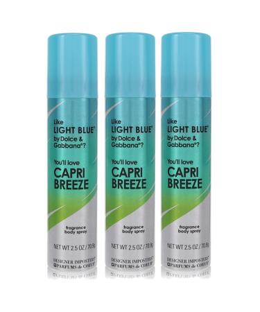 Parfums De Coeur Capri Breeze Fragrance Deodorant Body Spray for Women 2.5 Ounce (3)