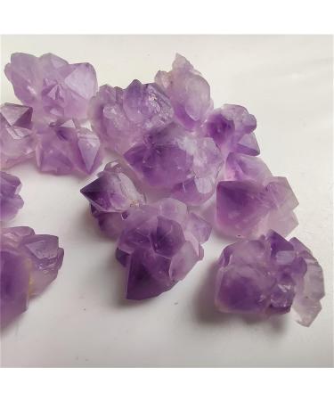 100g Natural Raw Stone Crystal Amethyst Irregular Rock Purple for Specimen Collection Garden Decor Reiki Crystal Stone 1-2cm Purple - Buy Online on SooperMarket.com