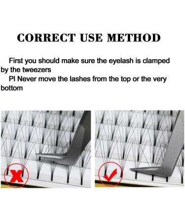 5D-0.07D 15mm Pre Made Fan Eyelash Extensions | Long Stem Russian Volume Lashes - Buy Online on SooperMarket.com