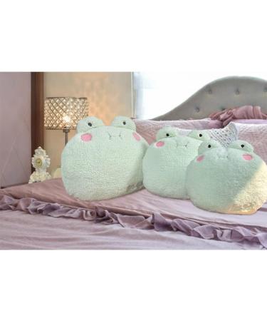 DXDE4U Frog Plush Pillow - 15 * 14 inch Stuffed Animal Hugging Pillow Toy for Kids & Adults - Cute Home Decoration & Gift Idea - Buy Online on SooperMarket.com