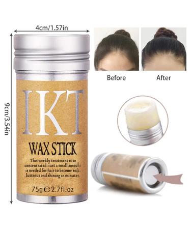 Bilisar Hair Wax Stick - Non-greasy Slick Hair Pomade for Long-lasting, Professional Styling - Portable Broken Hair Shaping Wax - Buy Online on SooperMarket.com
