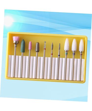 Mikinona 1 Set Nail Drill Bits Acrylic Nail Kit Manicure Sand Tool Manicure Drill Bits Diamond Nail Bit Kit De Pedicure Tools Gel Nail Kits Nails Drill Bits Manicure Pedicure Kit Nail Tools - Buy Online on SooperMarket.com