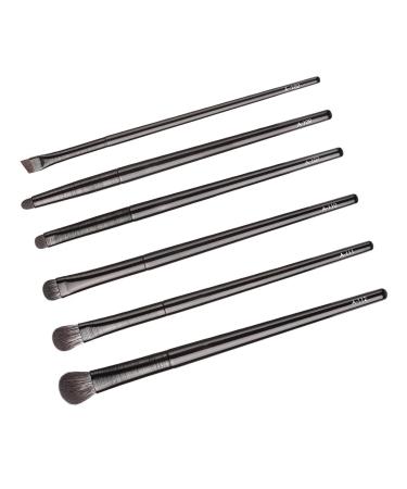 Versatile 6pcs Eye Makeup Brush Kit | Premium Quality Fluffy Detail Brushes for Perfect Cosmetics Application - Buy Online on SooperMarket.com