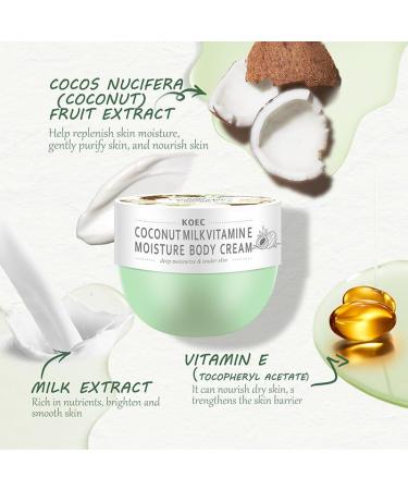 Butt Cream | Body Bum Cream for Moisturizing & Firming - Improve Roughness with Coconut Milk - Buy Online on SooperMarket.com