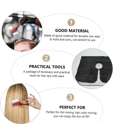 DOITOOL Hair Coloring Products Set Hair Color Kit Major Shawl Plastic Hair Coloring Brush - Buy Online on SooperMarket.com