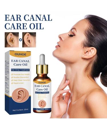 Ear Ringing Relief Drops 10ml - Treat Deafness, Tinnitus, Itching, and Earache - Natural Health Oil for Hearing Care - Buy Online on SooperMarket.com