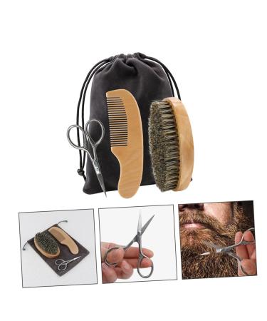 NOLITOY Men's Beard Care Kit - 3 Sets with Conditioner Oil Razor & Accessories for Ultimate Grooming - Buy Online on SooperMarket.com