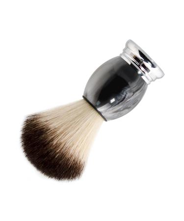 Gralara Hairdressing Razor Brush - Handmade Shaving Brush for Men | Portable Beard Brush with Alloy Resin Handle | International Shipping - Buy Online on SooperMarket.com