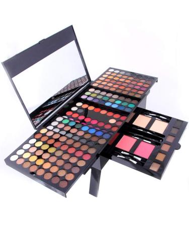 DISAAR 180 Colors Matte Eyeshadow Makeup Powder Blush Brow & Eyeliner Set - Buy Online on SooperMarket.com
