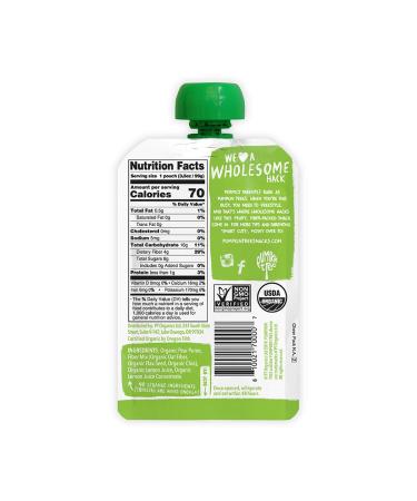 Pumpkin Tree Organics Pear Fruit Snack Pouch with Fiber & Lemon 3.5 oz (Pack of 10) - Buy Online on SooperMarket.com