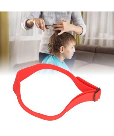 DIY Haircut Tool with Silicone Neckline Shaving Template - Easy Hair Trimming Solution (Red) | International Shipping Available - Buy Online on SooperMarket.com