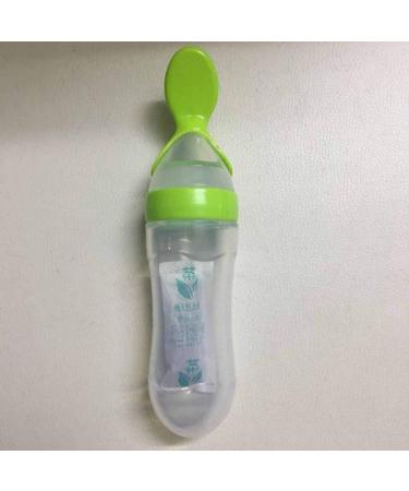 Milist Baby Food Feeder Set - Silicone Pacifier Feeder & Squeeze Spoon for Infants & Toddlers | 3-Piece Dietary Supplement Set - Buy Online on SooperMarket.com