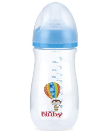 Nuby Wide Neck Bottle with Anti-Colic Air System  Colors/Prints May Vary  1pk Multi - Buy Online on SooperMarket.com