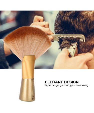 Soft Fan-shaped Brush Barber Hair Cutting Salon Neck Face Duster Brush Stylish Hair Cutting Tools Hairdressing Attachment with Handle Suit for Stylist Barber - Buy Online on SooperMarket.com