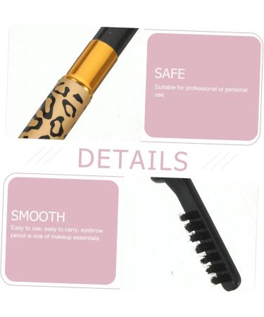 BELLIFFY 2pcs Eyebrow Pencil Brush Gel Black Eyebrow Pencil and Brush Black Eyeliner Pen Puff Eyebrown 1 count (Pack of 1) Black - Buy Online on SooperMarket.com