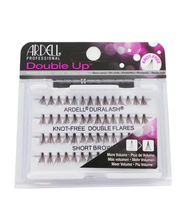 Ardell Double Up Individuals Knot Free Lashes - Medium Brown | High-Quality Eyelash Extensions - Buy Online on SooperMarket.com