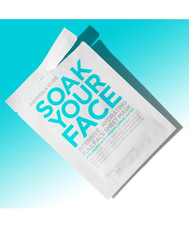 Buy Formula 10.0.6 Intensive Hydrating Sheet Mask - Soak Your Face | International Shipping Available - Buy Online on SooperMarket.com