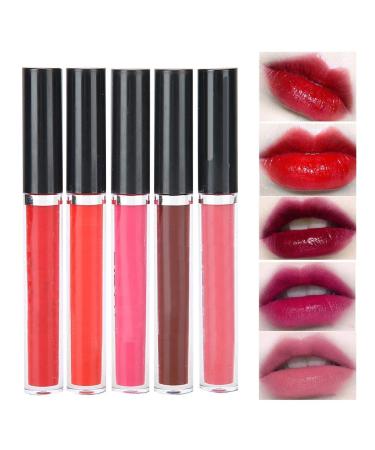 Buy 5pcs Moisturizing Lip Glaze - Long Lasting Nourishing Lip Gloss Set for Women | Best eCommerce Deals - Buy Online on SooperMarket.com