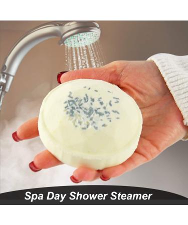 Candles & Cream Spa Day Shower Steamers - Aromatherapy for Stress Relief - Set of 2 - Buy Online on SooperMarket.com