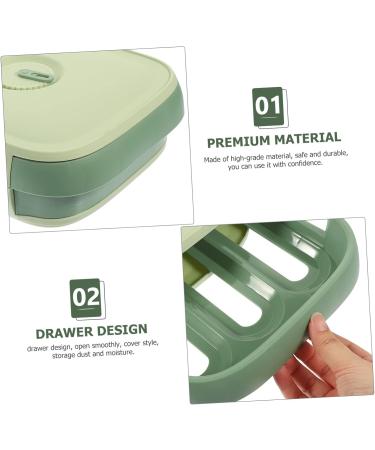OSALADI Egg Storage Box Plastic Pallets Fridge Egg Holder Refrigerator Egg Storage Container Camping Shelf Green 34x22x7.8cm - Buy Online on SooperMarket.com