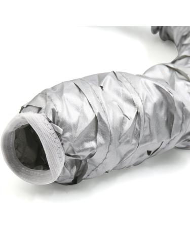 Ruilogod Silver Tone Polyester Portable Hair Drying Styling Soft Bonnet Hood Blow Dryer Connect Cap - Buy Online on SooperMarket.com