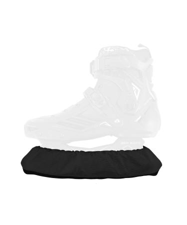 Aoblok runner skates 1 pair of ice hockey elastic chiefs for women men children skating shoes & ice skating shoes ice skating skating accessories ice hockey gift l black