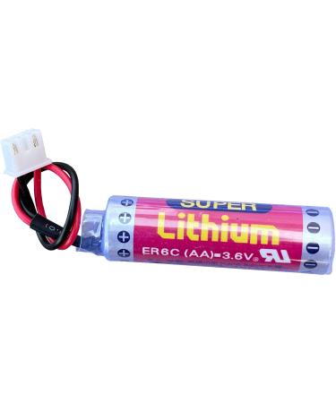 Buy ER6C PLC Battery (2pcs) AA 3.6V 1800mAh with Plug for FX F2-40BL - International Shipping Available - Buy Online on SooperMarket.com