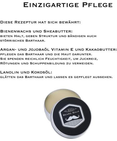 Mr. Burton's Beard Balm Classic 60g - Made in Germany | Nourishing Argan Oil for Soft Stylish Beards International Shipping Available - Buy Online on SooperMarket.com