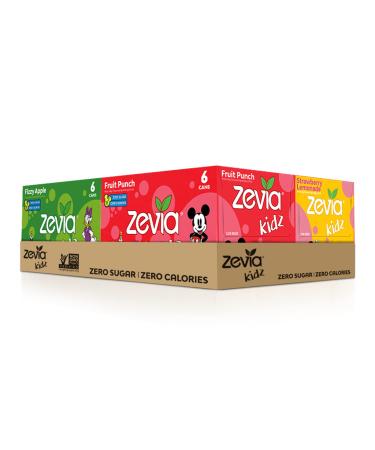 Zevia Kidz Variety Pack 7.5 Oz Cans (Pack Of 24) - Buy Online on SooperMarket.com
