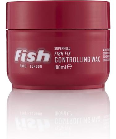FISH Superhold Fish Fix Controlling Hair Wax 100ml - Long-lasting Hold and Control for Men and Women - Buy Online on SooperMarket.com