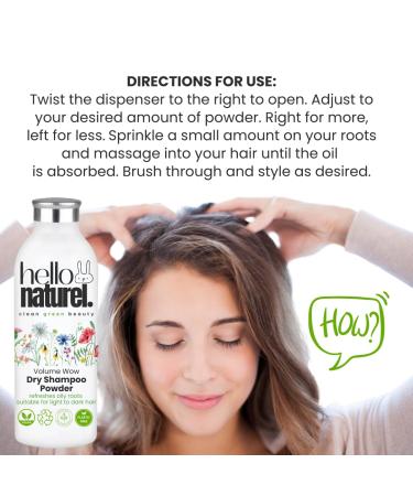 Dry Shampoo Powder | Benzene Free & Non-Aerosol | 100% Natural Vegan Formula | Large Size | Long Lasting & Recyclable | Shop Internationally - Buy Online on SooperMarket.com