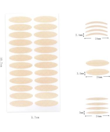 Mikinona 60 Sheets Stickers Fiber Eyelid Lift Strip Lace Double Eyelid Sticker Adhesive Tape No Trace Man - Buy Online on SooperMarket.com