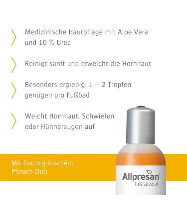 Allpresan Fuß Spezial No. 3 Foot Bath Concentrate for Very Dry Skin - Gently Cleanses and Softens Calluses 150 ml (2) - Buy Online on SooperMarket.com