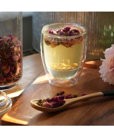 Dried Rose Bud Tea - 100g Edible Loose Leaf Herbal Tea - Culinary Grade Rose Buds - Buy Online on SooperMarket.com