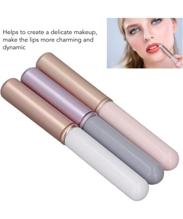 Lip Brush 3 Pieces Lip Brush Compact and Durable Round Head Easy to Clean with Lipstick Cover - Buy Online on SooperMarket.com