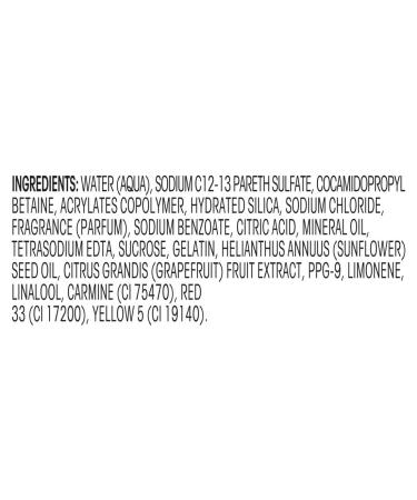 Suave Essentials Grapefruit Sugar Body Wash for Women - Gentle Exfoliation, Paraben-Free, Cruelty-Free - 15 oz - Buy Online on SooperMarket.com